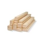 OMEDA Silinmiş Çam Ahşap Kereste 3.6 X4 Cm 4adet 100 Cm Uzunluk OMDT10