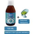 Omega 3 Sıvı (Çilek Aromalı Balık Yağ) Gıda Takviyesi-Sabunluk Hediyemiz 2011-04