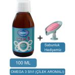 Omega 3 Sıvı (Çilek Aromalı Balık Yağ) Gıda Takviyesi-Sabunluk Hediyemiz 2011-11