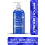 Omega Plus Bad Girl Açık Mavi Amonyaksız Krem Saç Boyası 250ML Canlı Renkler ve Kolay Uygulama