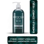 Omega Plus Bad Girl ZÜMRÜT YEŞİLİ Amonyaksız Geçici-Renkli Krem Saç Boyası 250 ML Canlı Renkler İçin