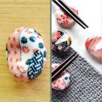 Omeniv 2 Adet Chopstick Standı Made In Japan Porselen Floral