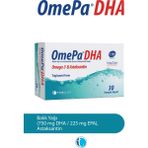 OmePa DHA 30 Yumuşak Kapsül Omega 3 Balık Yağı Türkiye Menşeli Astaksantin İçerir
