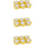 Omeyva Bant Güçlü Sağlam Kaliteli Şeffaf Koli Bandı Bantı / 45 mm x 100 Metre / 6'lı 3 Paket - 18 Adet