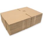 Omeyva Baskısız Oluklu Kraft Karton Kargo Taşınma Depolama Kolisi - 30X40X35 Cm. - 10 Adetlik Paket
