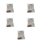 Omeyva Desenli Metalize Hediye Paketi Yapışkanlı Torba Poşet - 15X25 Cm. - 100 Adetlik 5 Paket