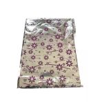Omeyva Desenli Metalize Hediye Paketi Yapışkanlı Torba Poşet - 25X35 Cm. - 100 Adetlik 1 Paket