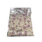 Omeyva Desenli Metalize Hediye Paketi Yapışkanlı Torba Poşet - 25X35 Cm. - 100 Adetlik 10 Paket