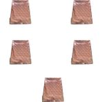 Omeyva Desenli Metalize Hediye Paketi Yapışkanlı Torba Poşet - 30X35 Cm. - 100 Adetlik 5 Paket - 30 x 35 cm - Metalik Gri - 500 Adet