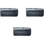 Omeyva Dökme Kalın Kokteyl Buzlu İçecek Pipet - Düz - Siyah - 22 Cm. - 8 Mm. - 100 Adetlik 3 Paket