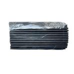 Omeyva Dökme Kalın Kokteyl Buzlu İçecek Pipet - Düz - Siyah - 22 Cm. - 8 Mm. - 100 Adetlik Paket