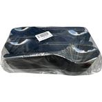 Omeyva Plastik Siyah Kaşık - Parti Davet Piknik Çorba Yemek Kaşığı - 18 Cm. - 100'lü Paket