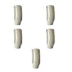 Omeyva Renkli Sert Mika Plastik Kristal Bardak - Gümüş Gri - 6 Oz / 180 Cc - 125 Adet