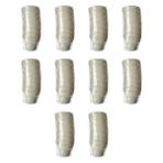 Omeyva Renkli Sert Mika Plastik Kristal Bardak - Gümüş Gri - 6 Oz / 180 Cc - 250 Adet