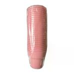 Omeyva Renkli Sert Mika Plastik Kristal Bardak - Pembe - 6 Oz / 180 Cc - 25'Li Paket
