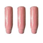 Omeyva Renkli Sert Mika Plastik Kristal Bardak - Pembe - 6 Oz / 180 Cc - 75 Adet
