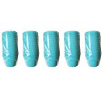 Omeyva Renkli Sert Mika Plastik Kristal Bardak - Turkuaz - 6 Oz / 180 Cc - 125 Adet
