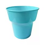 Omeyva Renkli Sert Mika Plastik Kristal Bardak - Turkuaz - 6 Oz / 180 Cc - 25'Li Paket