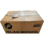 Omeyva Tek Kullanımlık Islak Mendil Paket - Metalize Baskılı Poşet / 1000 Adet / Koli