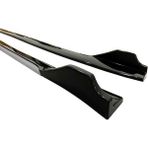 Omg Oto Ford Focus 2005-2012 Gri Şeritli Yan Marşpiyel 2 Adet - Siyah - Gri