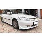 OMGarage Honda Civic Vtec 2 Yan Marşpiyel Seti 2001 2002 2003 2004 2005 2006 Mat Siyah Plastik 2 Adet