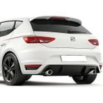 OMGarage Seat Leon Mk3.5 Fr Uyumlu Arka Tampon Aero Style 2017+ Boyalı Abs Plastik