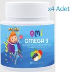 Omi Omega-3 4x60 Çiğnenebilir Tablet