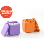 Omiebox - Bento Kutusu Iç Bölme Kapları 2li Mor/turuncu - Tekli
