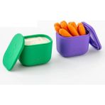 Omiebox - Up Bento Kutusu Iç Bölme Kapları 2li Mor/yeşil - Tekli