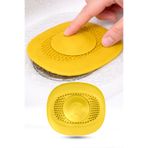 omilife 2 Adet Sarı Renk Kademeli Lavabo Tıkacı Silikon Lavabo Gider Tıpası Koku Önleyici