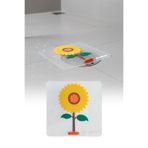 omilife Ayçiçeği Kare Silikon Kötü Koku Önleyici Gider Kapağı – Banyo, Mutfak, Balkon Lavabo Tıpası 14,5x14,