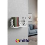 Omilife Çöp Adam Tasarımlı Yapışkanlı Mutfak, Banyo Rafı Şampuan Kozmetik Baharat Organizer 33,5 cm - Beyaz