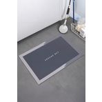 omilife Dikdörtgen Sihirli Su Emici Kaydırmaz Banyo Paspası Ayak Matı Kaymaz Tabanlı Abdest Paspası 58x38 Cm