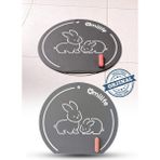 Omilife Gri Silikon Gider Kapağı Koku Önleyici Lavabo Tıpası Banyo Mutfak Balkon Gider Matı 15 cm