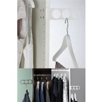 Omilife Kıyafet Askısı Metal Elbise Askısı Kıyafet Askılığı 3 Bölmeli Dayanıklı Kıyafet Askı 1 Adet