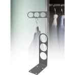 Omilife Metal 3 Bölmeli Kıyafet Askısı Pantolon Askılığı Dolap İçi Düzenleyici Dayanıklı Askı - Renkli