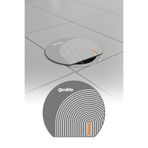 omilife Oval Çizgili Silikon Kötü Koku Önleyici Gider Kapağı – Banyo, Mutfak, Balkon Lavabo Tıpası 14x15 cm