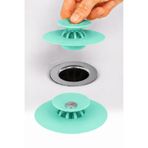 omilife Silikon Lavabo Evye Süzgeci Tıkaç Saç Tutucu Gider Koruyucu Banyo Mutfak 9 cm