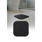 omilife Siyah Kare Kötü Koku Önleyici Gider Kapağı – Silikon Banyo Mutfak Balkon Lavabo Tıpası