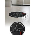 Omilife Siyah Silikon Gider Kapağı Koku Önleyici Lavabo Tıpası Banyo Mutfak Balkon Gider Matı