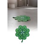 Omilife Yaprak Model Gider Koku Önleyici Silikon Mat – Banyo Mutfak Balkon Lavabo Gider Kapağı 16X16CM - YEŞİL
