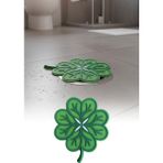 Omilife Yaprak Model Mavi Gider Koku Önleyici Silikon Mat – Banyo Mutfak Balkon Lavabo Gider Kapağı 16x16cm - YEŞİL
