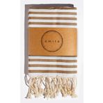 Omita%100 Pamuk Peşkir Havlu -Mutfak El Havlusu-Sofra Runner-Banyo El Yüz Havlusu-Yoga,Spor Havlusu-Havuz,Deniz Baş Havlusu-Bebek Havlusu-Seyahat ve Kamp Havlusu-43x90 cm Latte