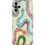 Omix X700 Kılıf Desenli Baskılı Tpu Rubber Kapak Snakes - 001-Renkli