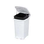 Omnipazar Elf-i342 Slim Pedallı Plastik Çöp Kovası İç Kovalı 25 Lt Çok Renkli