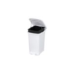 Omnipazar Elf-İ343 Slim Pedallı Plastik Çöp Kovası İç Kovalı 15 Lt