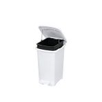 Omnipazar Elf-i344 Slim Pedallı Plastik Çöp Kovası İç Kovalı 8 Lt Çok Renkli