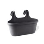 Omnipazar Krs-350 Dekoratif Plastik İnci Askılı Balkon Saksı 6.2 Litre