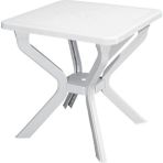 Omnipazar MT-GF235 Prima Isola Plastik Kare Bahçe Balkon Masa 70 x 70 cm - Beyaz