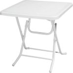 Omnipazar Mt-Gfm235 Prima Sorgente Plastik Kare Bahçe Balkon Masa 70X70 Cm Beyaz